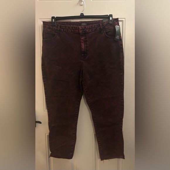Wild Fable Burgundy Denim Jeans - Picture 6 of 7